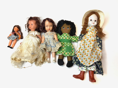 Vintage doll lot - vintage, pieces